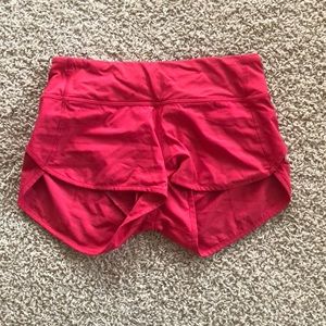 Lululemon speed up shorts size 2